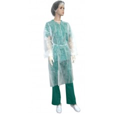 Halat medical alb unica folosinta 10 buc/set Halat medical alb unica folosinta 10 buc/set